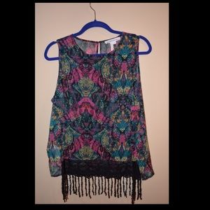 Multicolored top